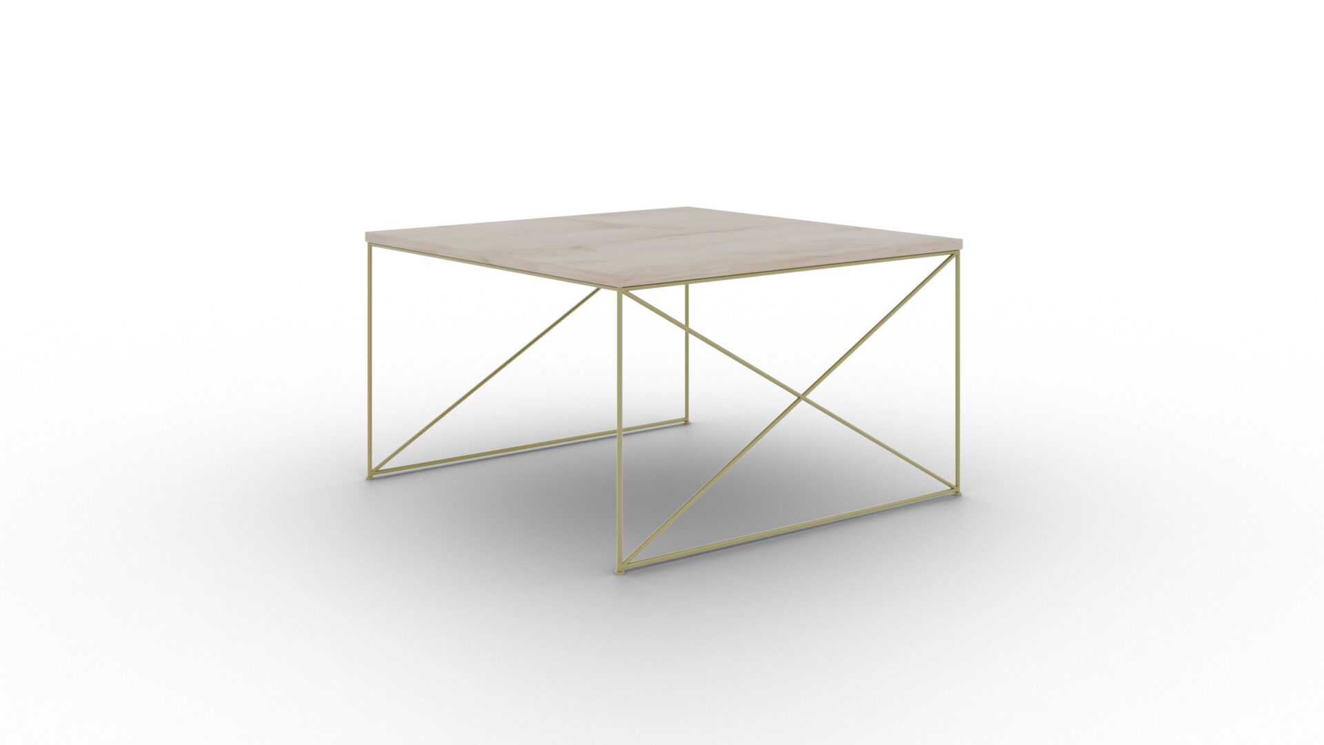 Nelia kavos staliukas, auksinis/Sonoma, ADRK