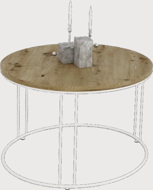 NOEL kavos staliukas, baltas/artisaniškas, ADRK