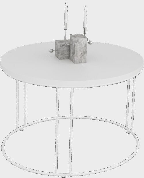 NOEL kavos staliukas, baltas, ADRK