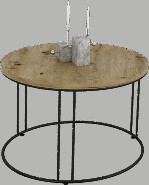 NOEL kavos staliukas, juodas/artisaniškas, ADRK