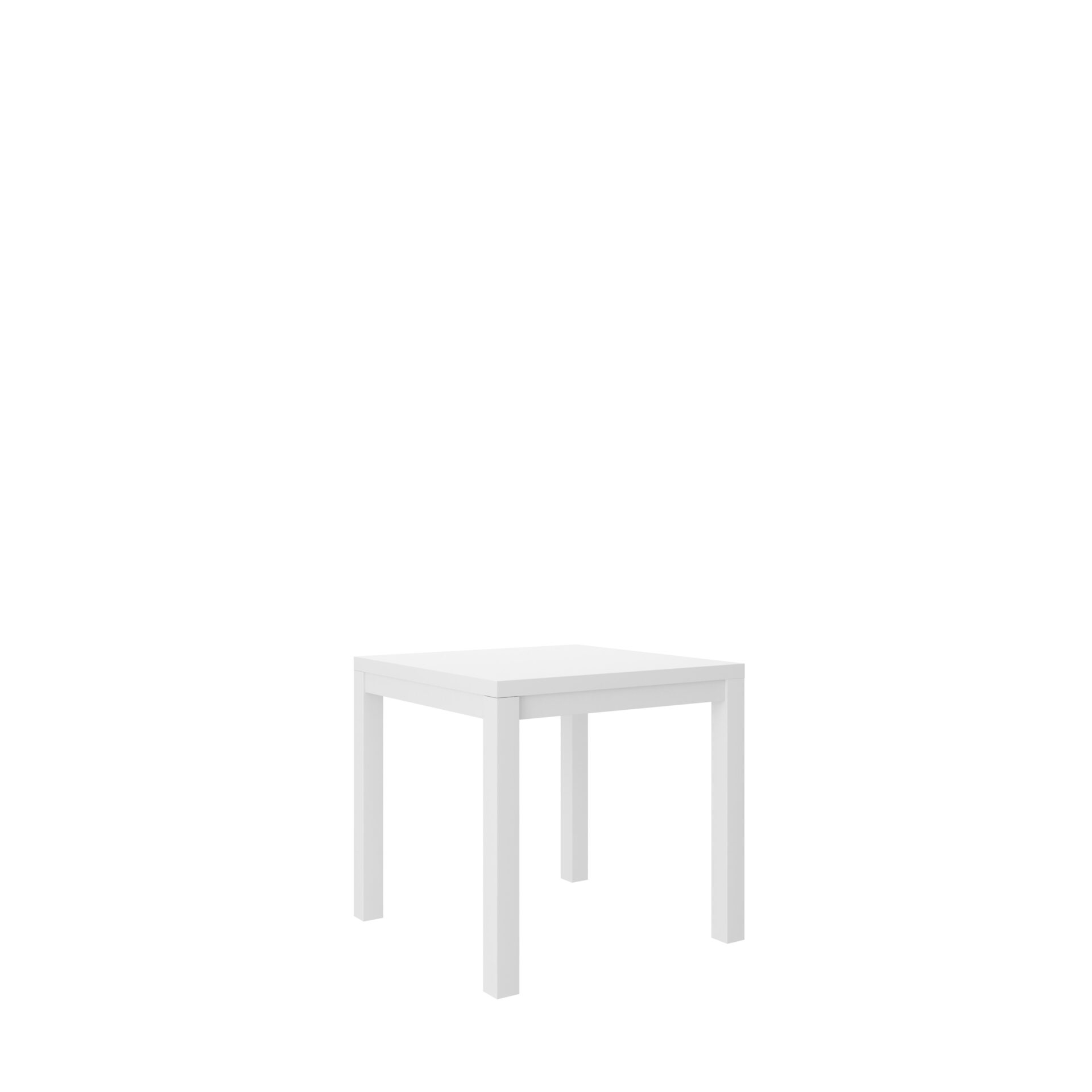 Kavos staliukas OLAF 1 80x80 baltas ADRK