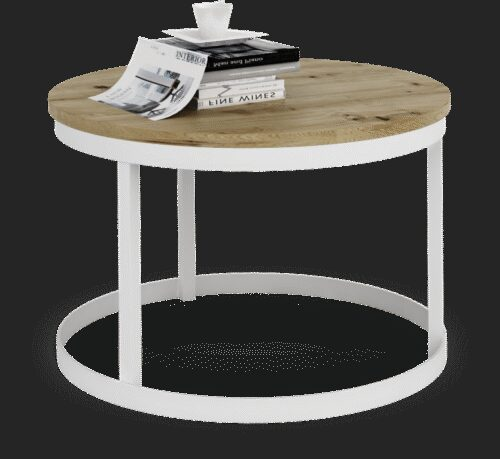 RINEN kavos staliukas baltas/Artisan ADRK