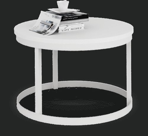 RINEN kavos staliukas, baltas, ADRK