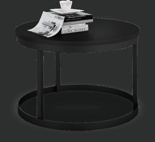 RINEN kavos staliukas, juodas, ADRK