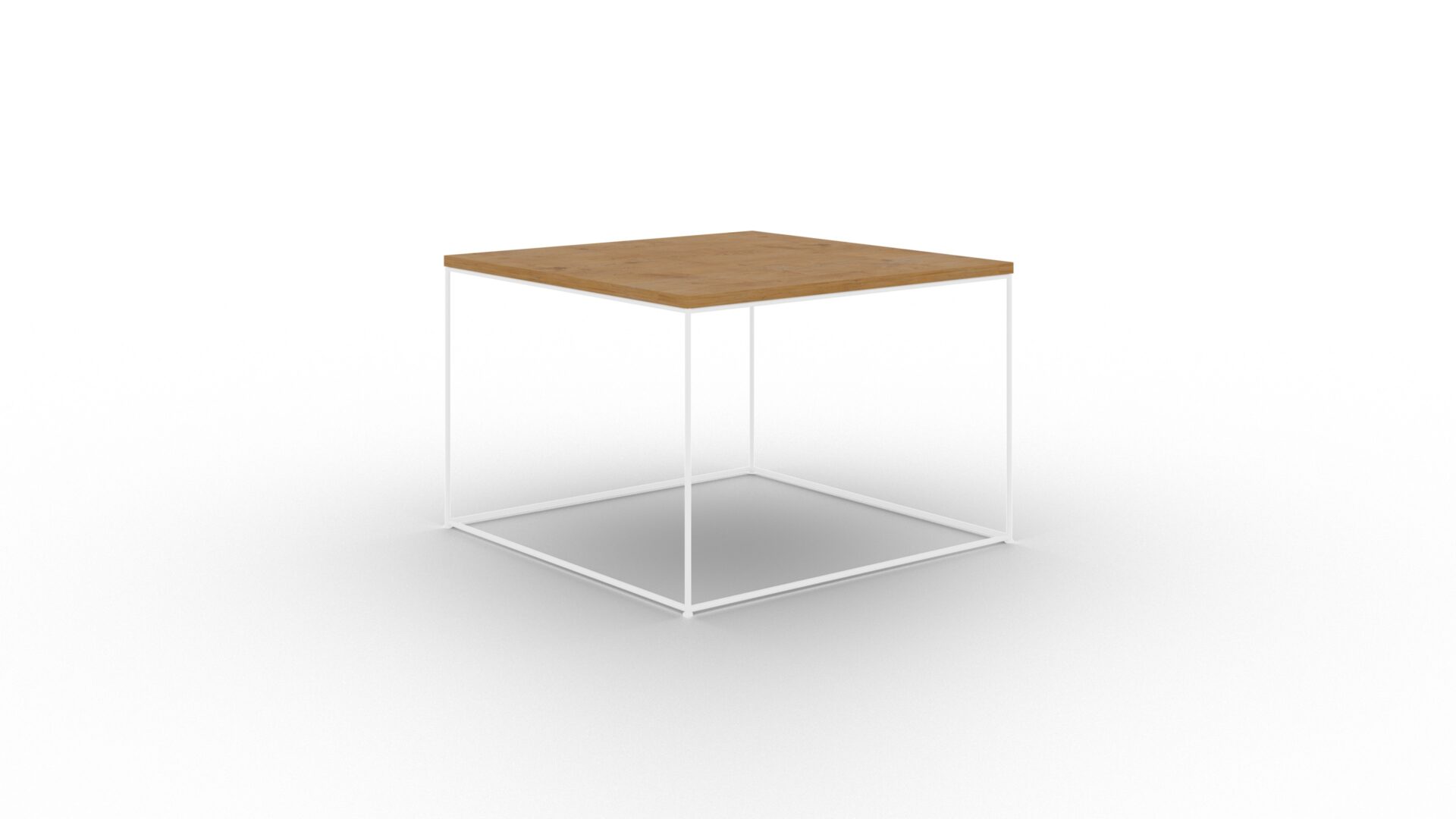 Roni kavos staliukas, baltas/Lancelot ąžuolas, ADRK