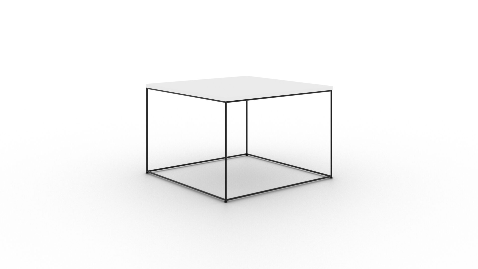 Roni kavos staliukas, juodas/baltas, blizgus, ADRK