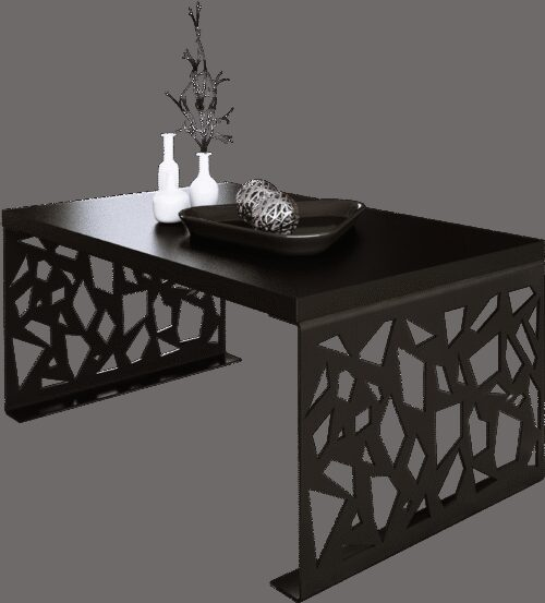 SEMARA kavos staliukas, 100×60, juodas, ADRK