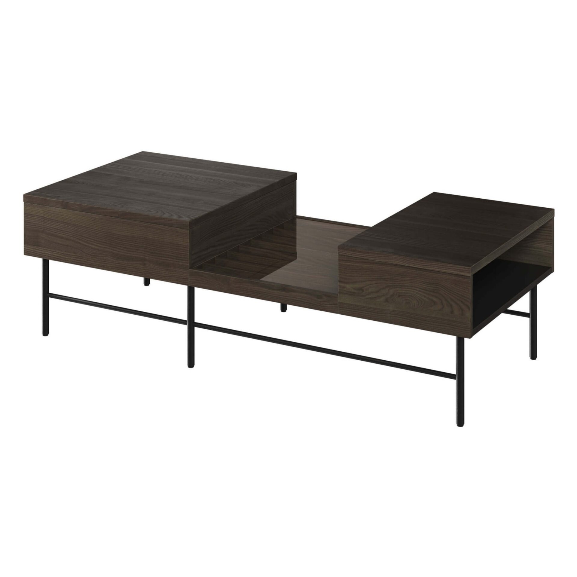 PIEMONTE 08 Kavos staliukas, Portland, uosio spalvos/juodas