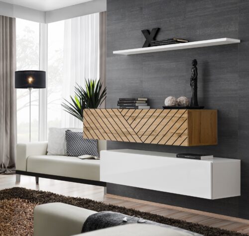 Komoda su jungikliu II wotan/balta ASM