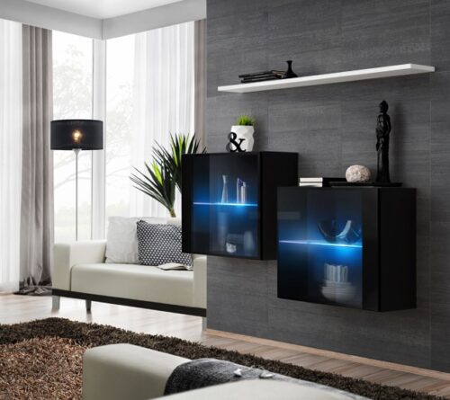 Switch komoda III czarny/biały ASM