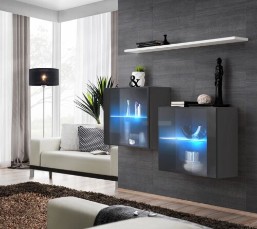 Switch komoda III grafit/biały ASM