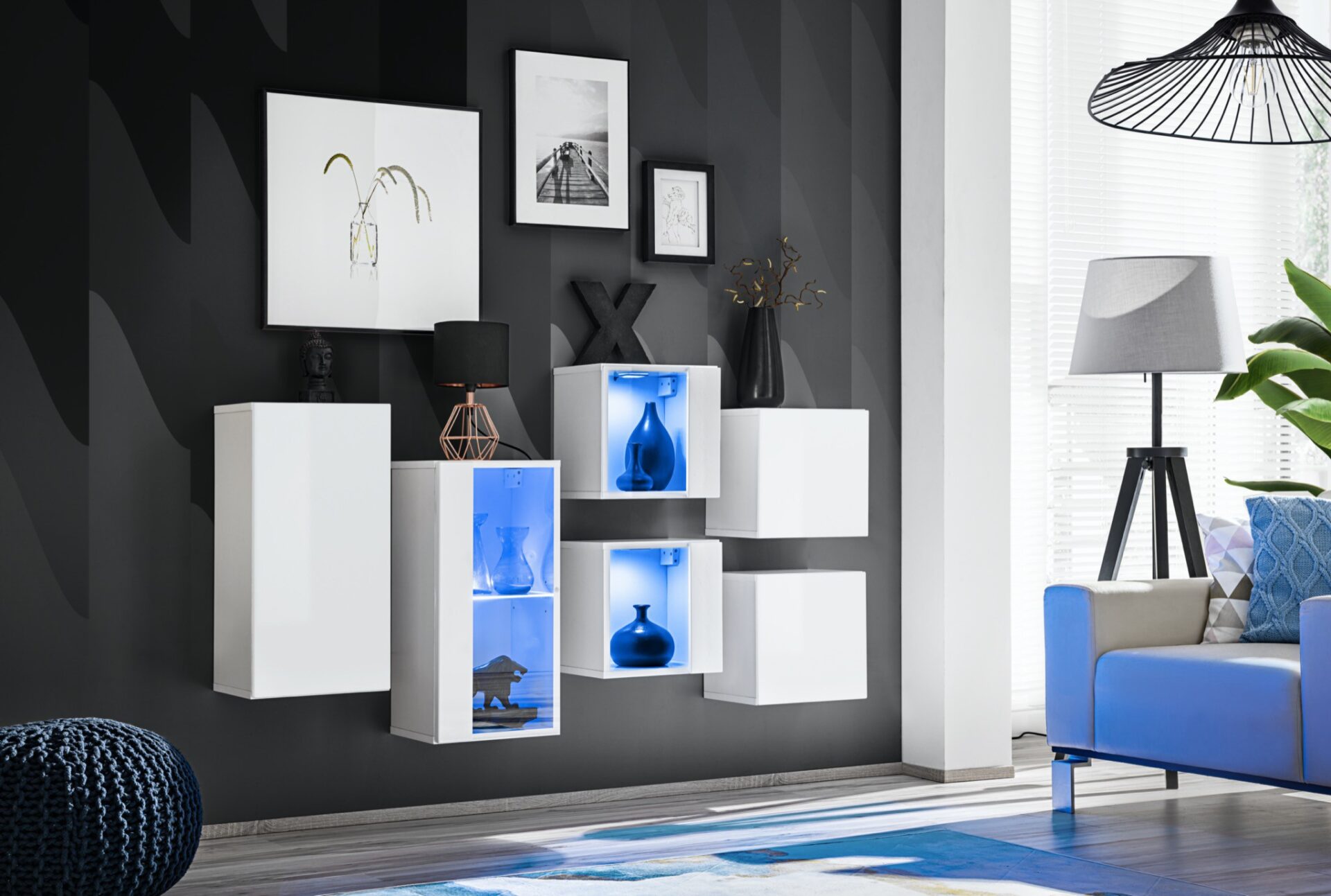 Komoda su jungikliu IV balta ASM