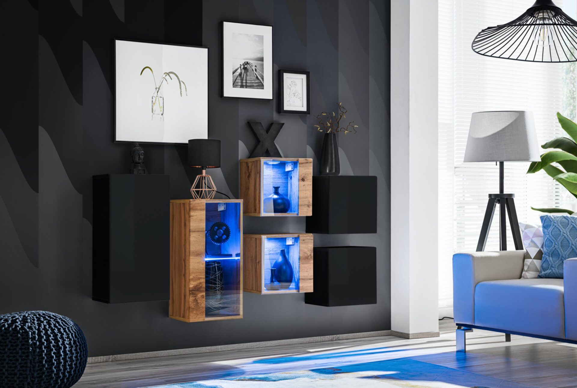 Komoda su jungikliu IV juoda/wotan ASM