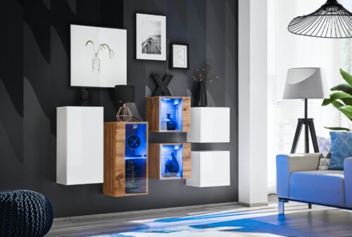 Komoda su jungikliu IV wotan/balta ASM