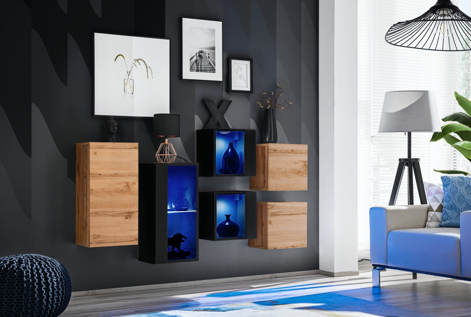 Komoda su jungikliu IV wotan/juoda ASM