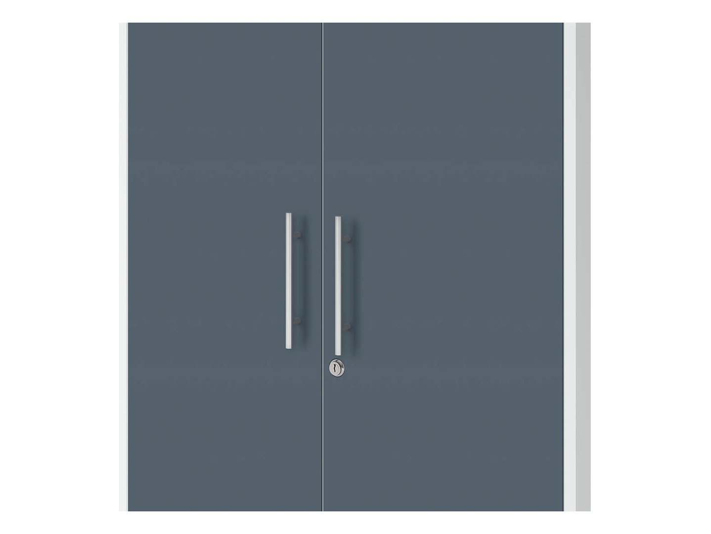 OFFICE LUX 80 cm dviejų durų spinta, šviesiai pilka — изображение 3