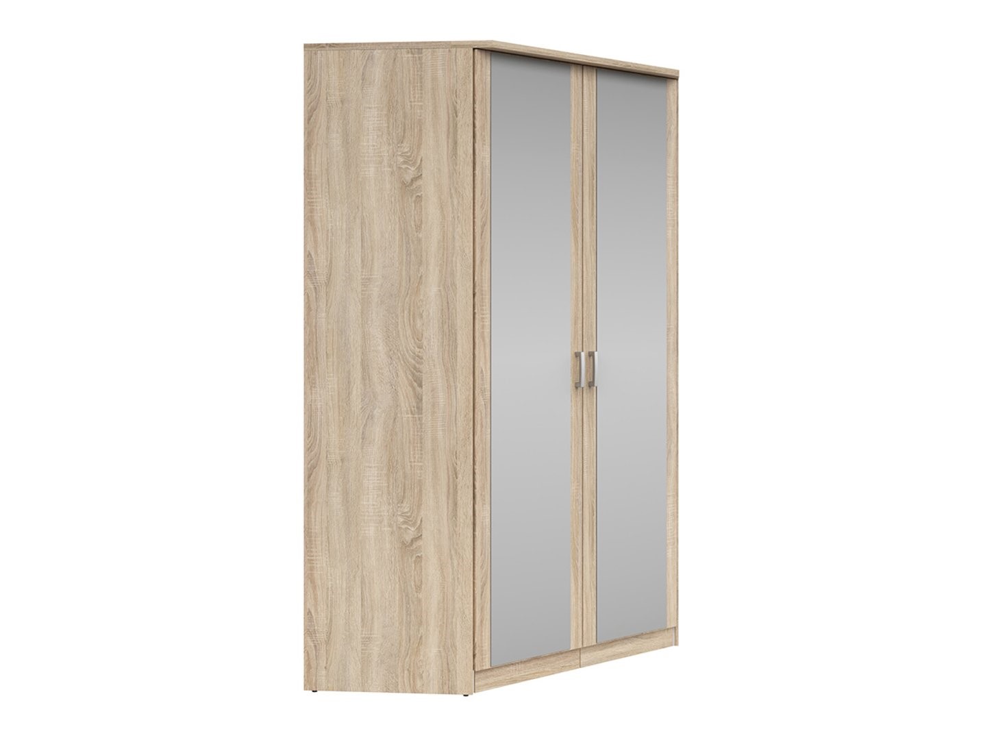 BRANDO kampinė spinta 117x117 cm sonoma ąžuolas/tekstilė