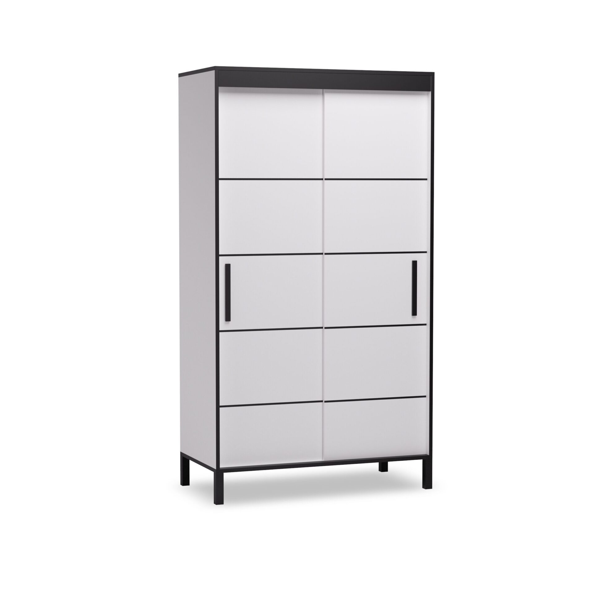 BELL 120 Stumdoma spinta su stumdomomis durimis, balta/juoda, ADRK