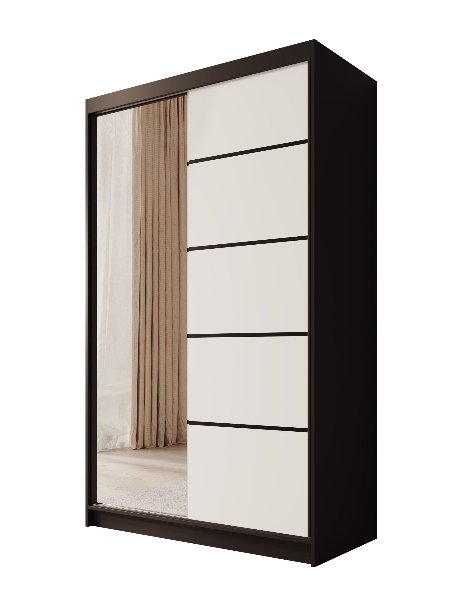 Castello 120 stumdoma spinta, juoda/balta, ADRK