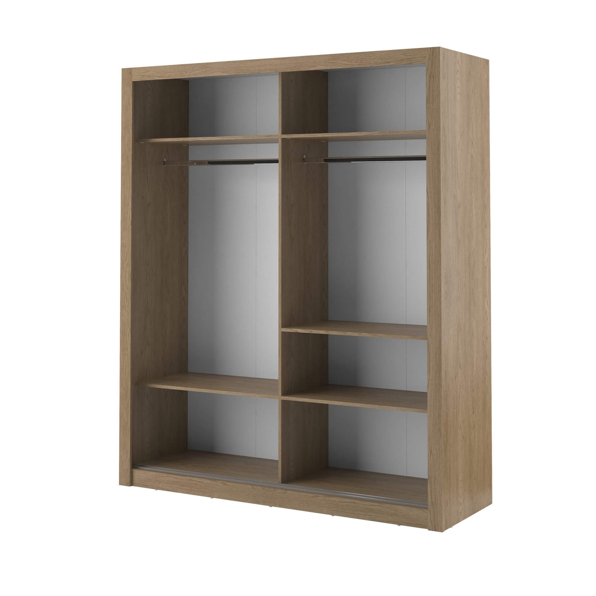 ARTI AR-03 dviejų durų stumdoma spinta - Šetlando ąžuolas - Paveikslėlis 2