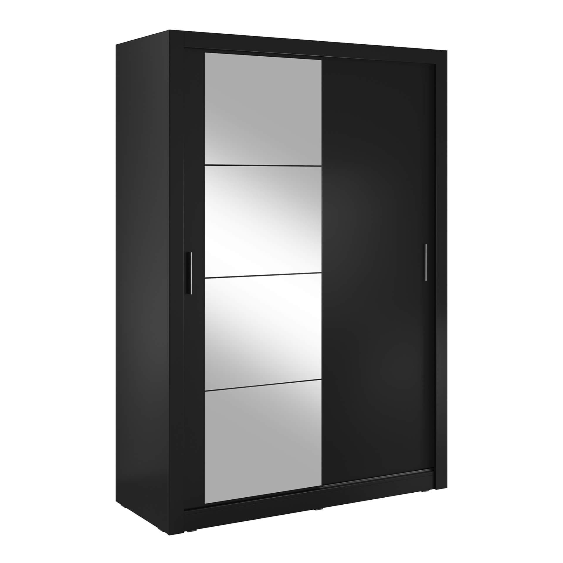 ARTI AR-04 dviejų durų stumdoma spinta - juoda