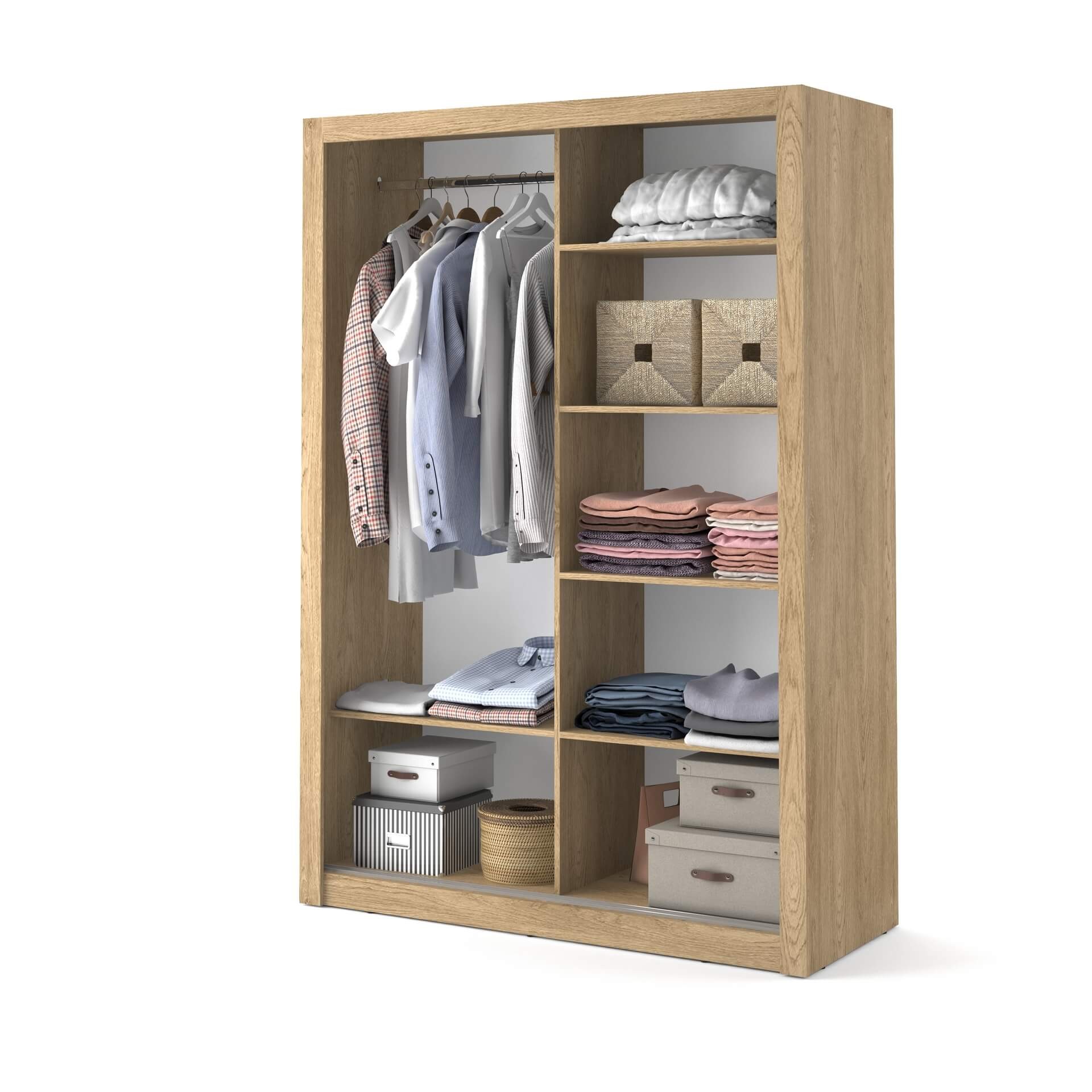 ARTI AR-04 dviejų durų stumdoma spinta – Šetlando ąžuolas - Paveikslėlis 3