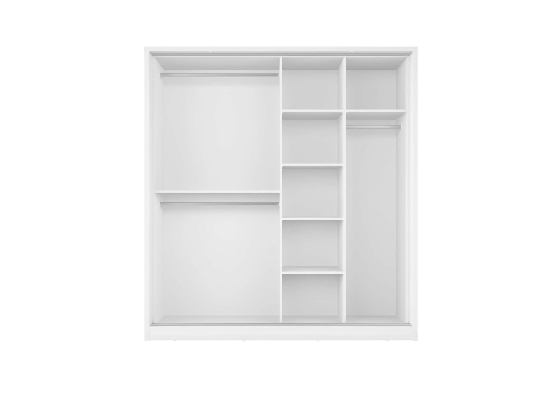 ARTI AR-17 balta dviejų durų stumdoma spinta - Paveikslėlis 2