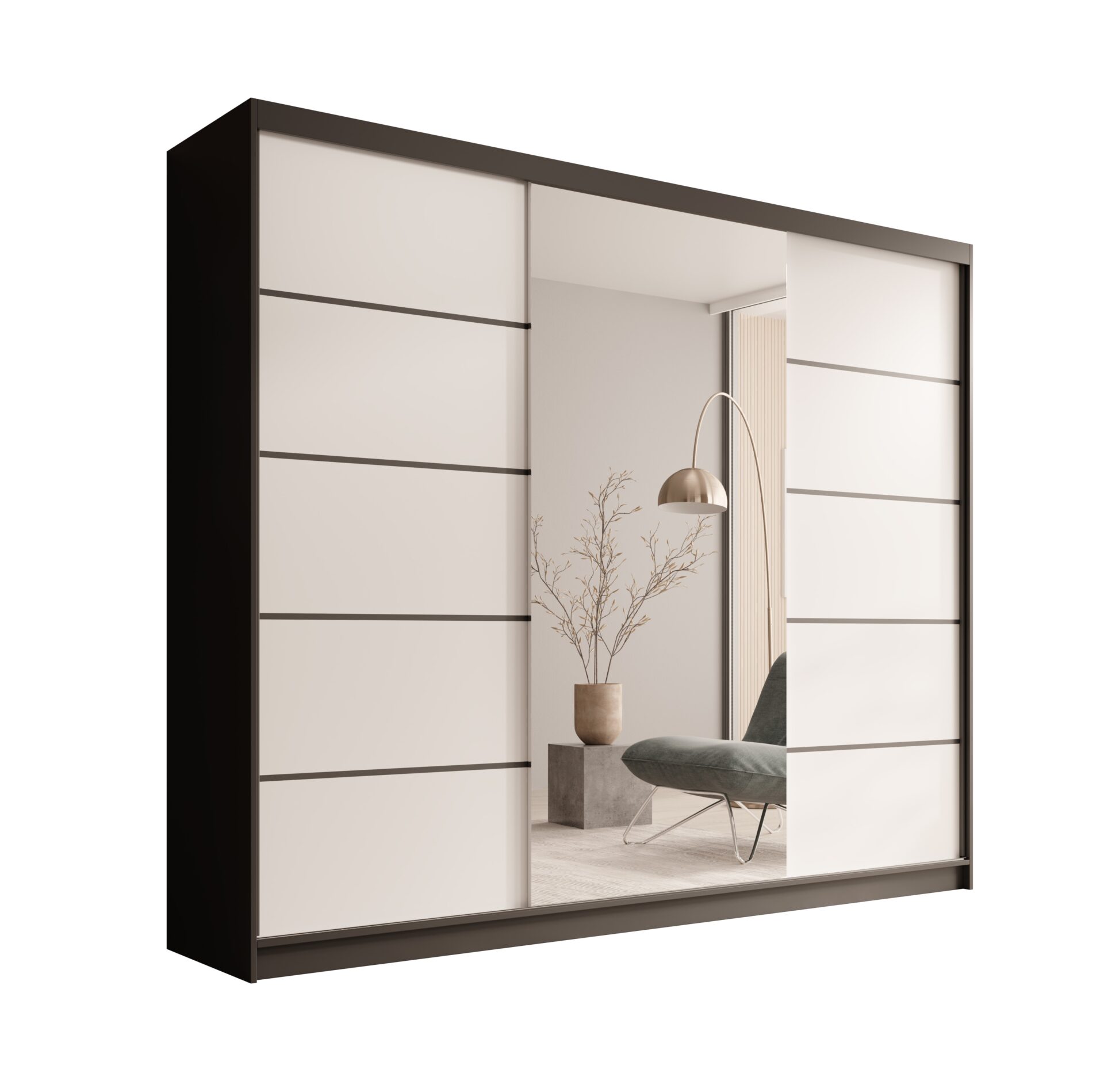 Etna 250 stumdoma spinta, juoda/balta, ADRK