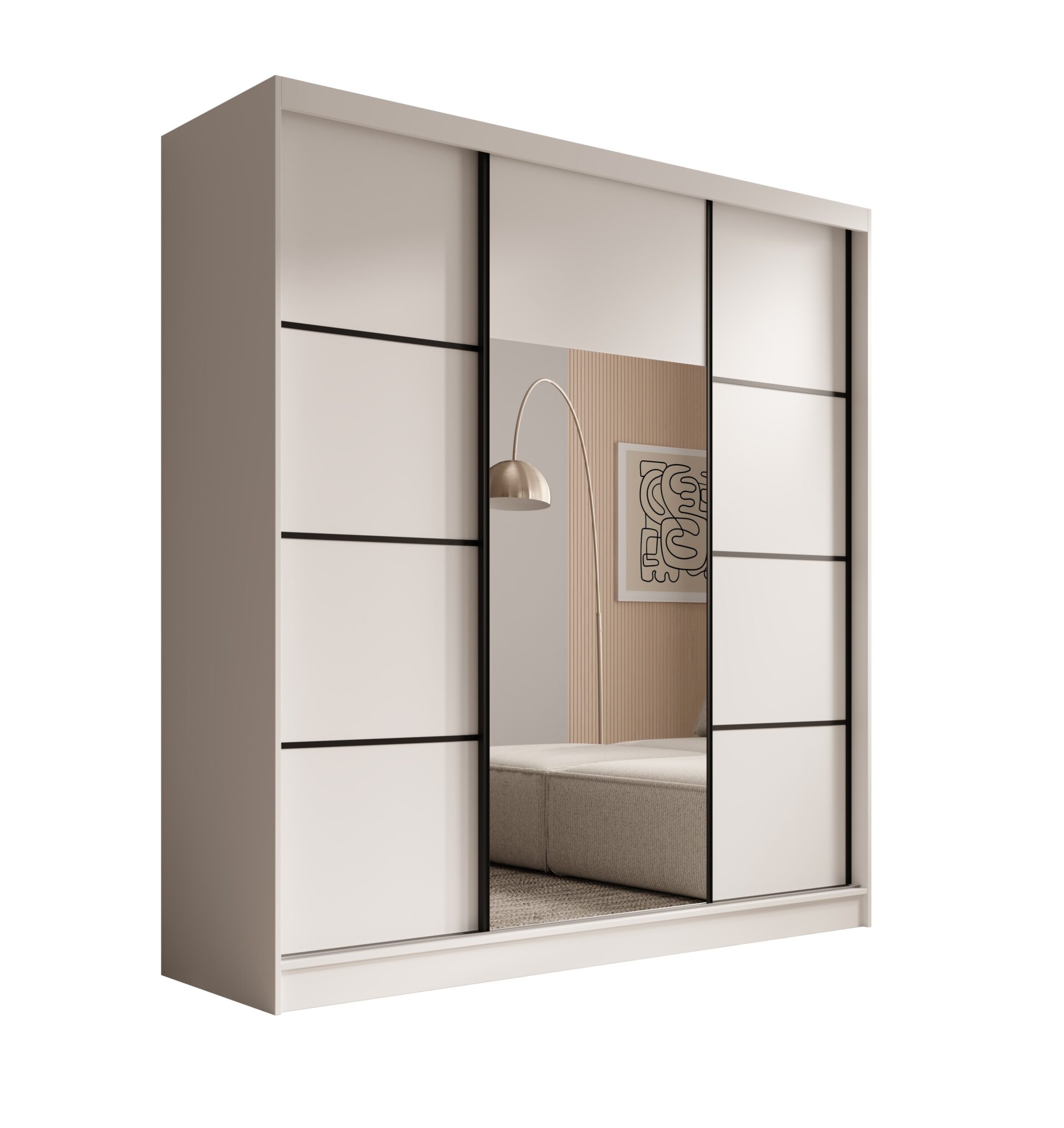 Keri 200 stumdoma spinta, balta/juoda, ADRK