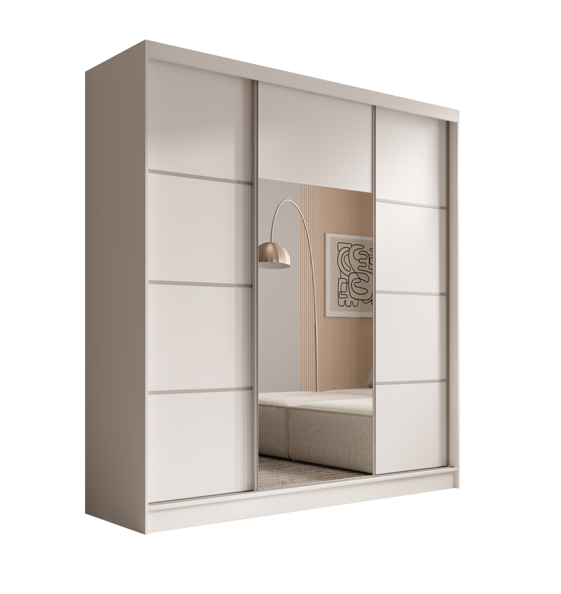 Keri 200 stumdoma spinta, balta/sidabrinė, ADRK