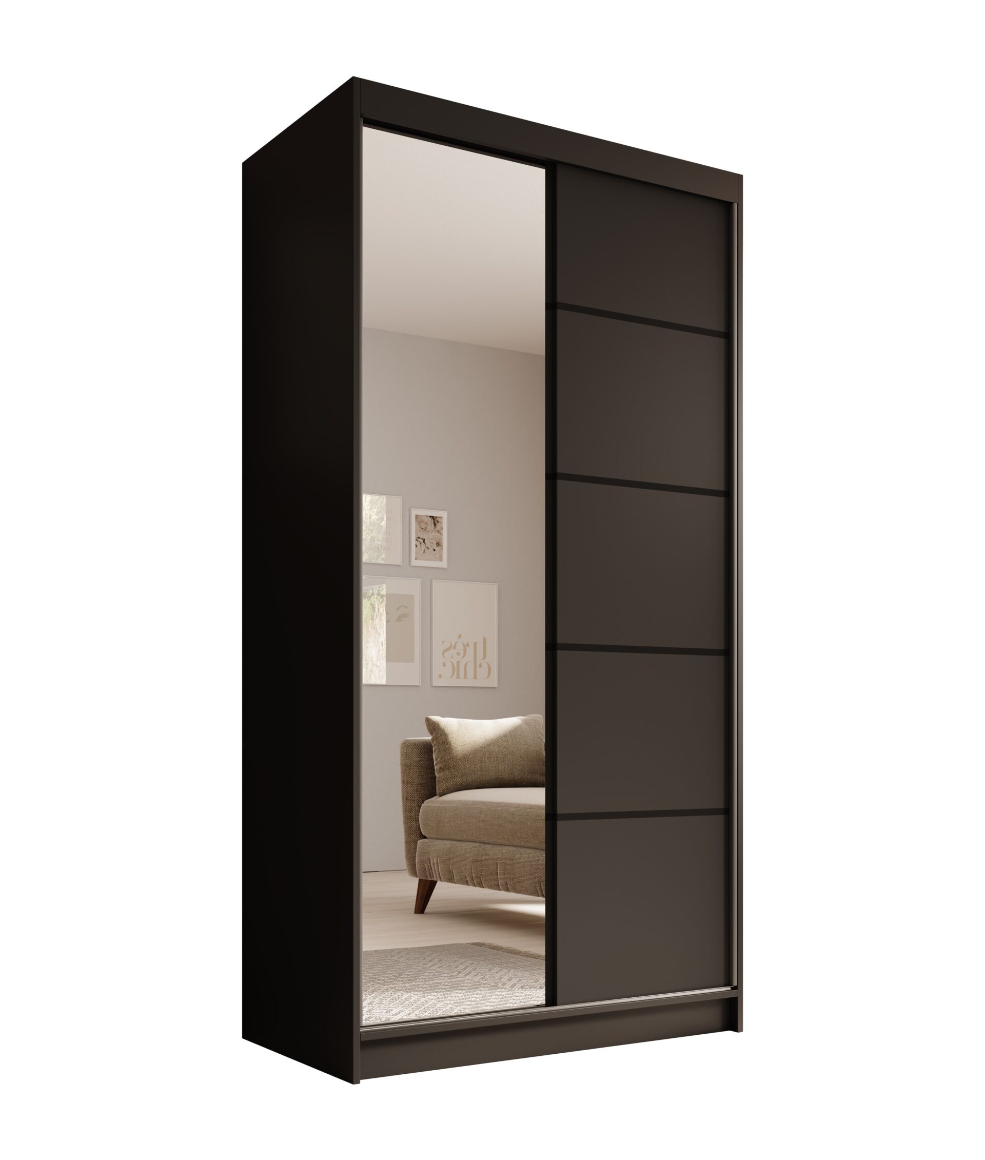 Laurencja 100 stumdoma spinta su juodais langais, ADRK