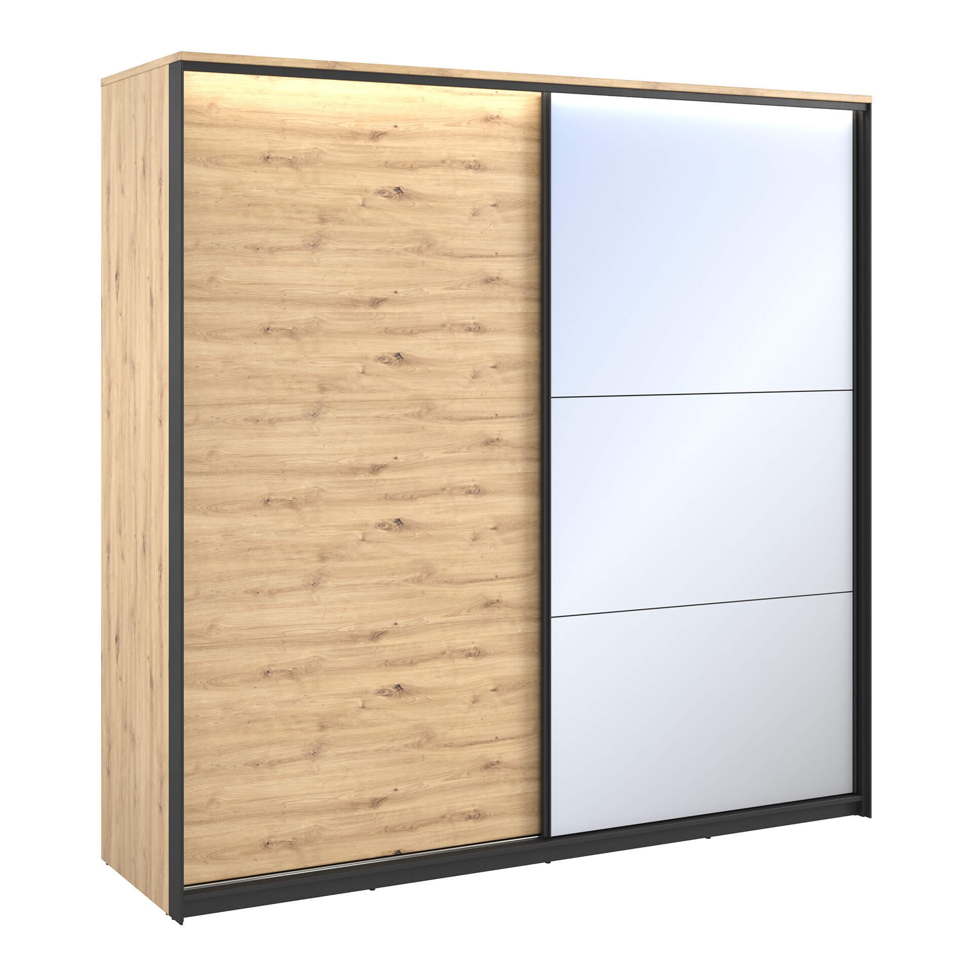 QUANT QS-01 stumdoma spinta, ąžuolo imitacija / juoda