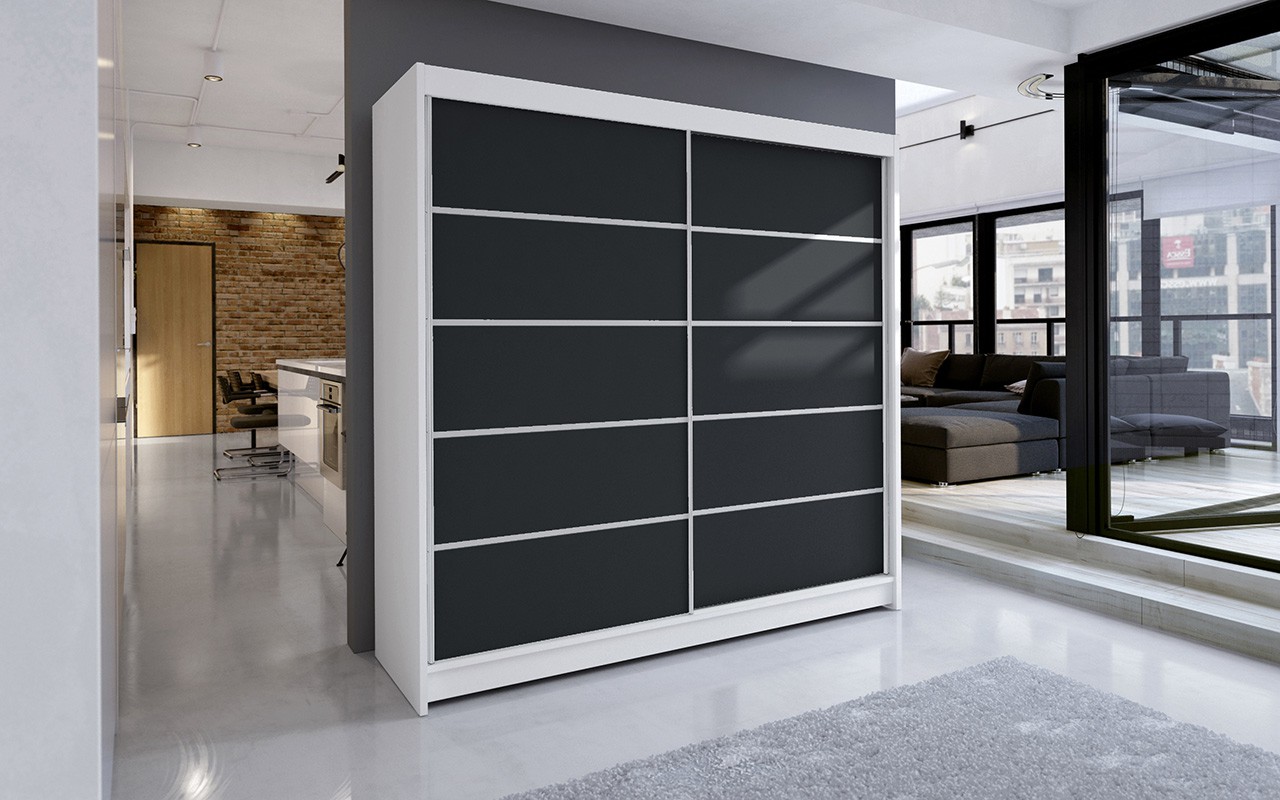 SPECTRA 180 stumdoma spinta, balta/juoda, ADRK