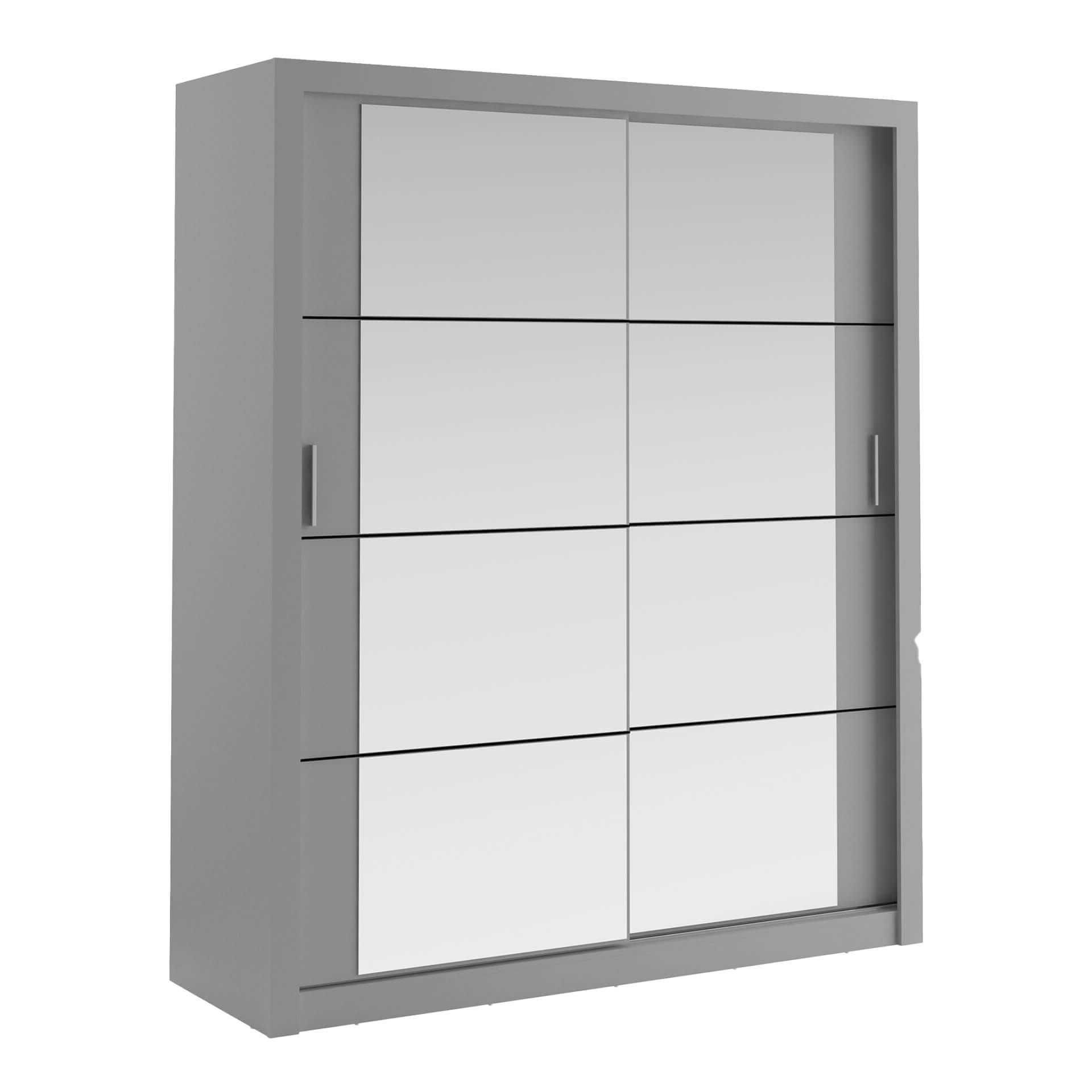 ARTI AR-03 pilka dviejų durų stumdoma spinta