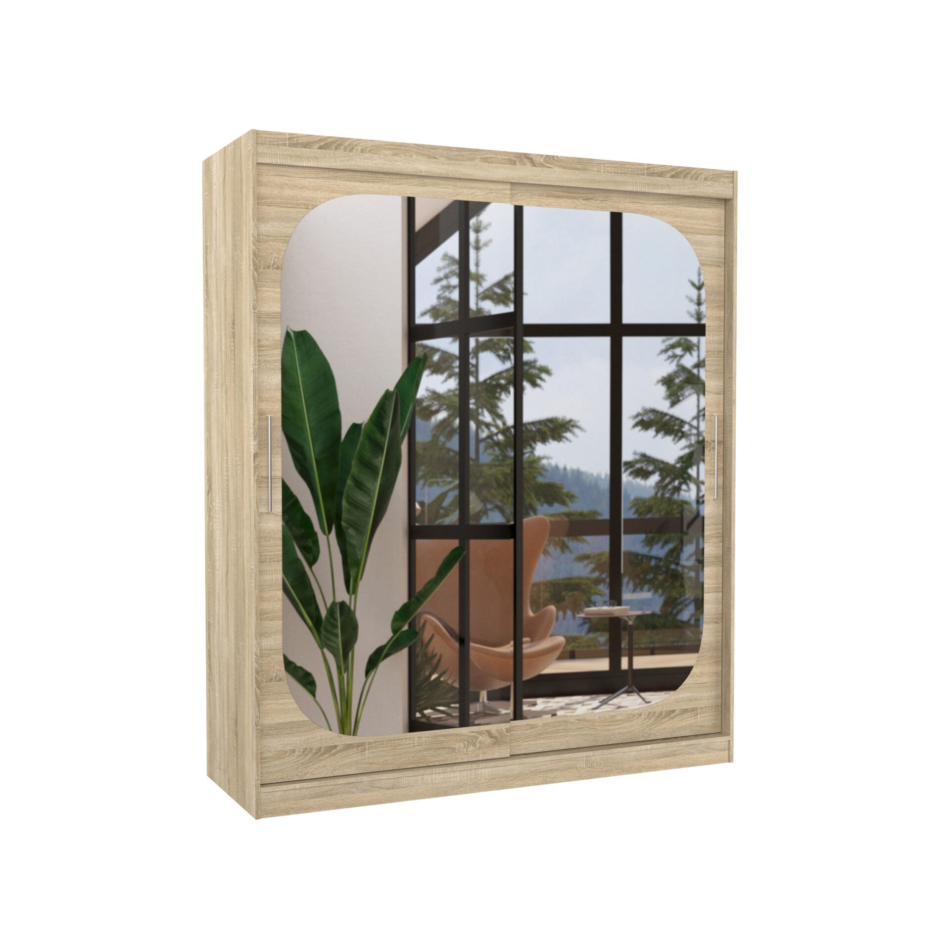 Stumdoma spinta su veidrodžiu ARIZONA 180 Sonoma ADRK