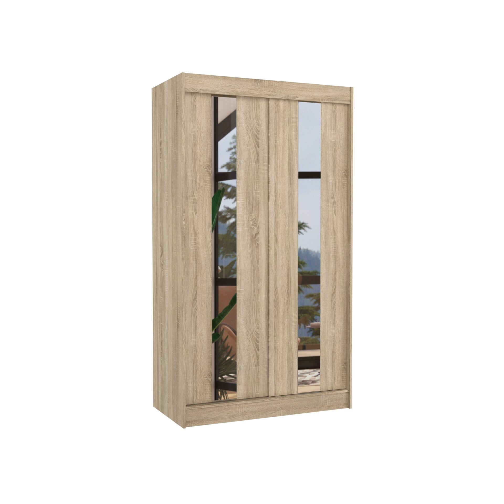 Stumdoma spinta su veidrodžiu BALTON 120 Sonoma ADRK