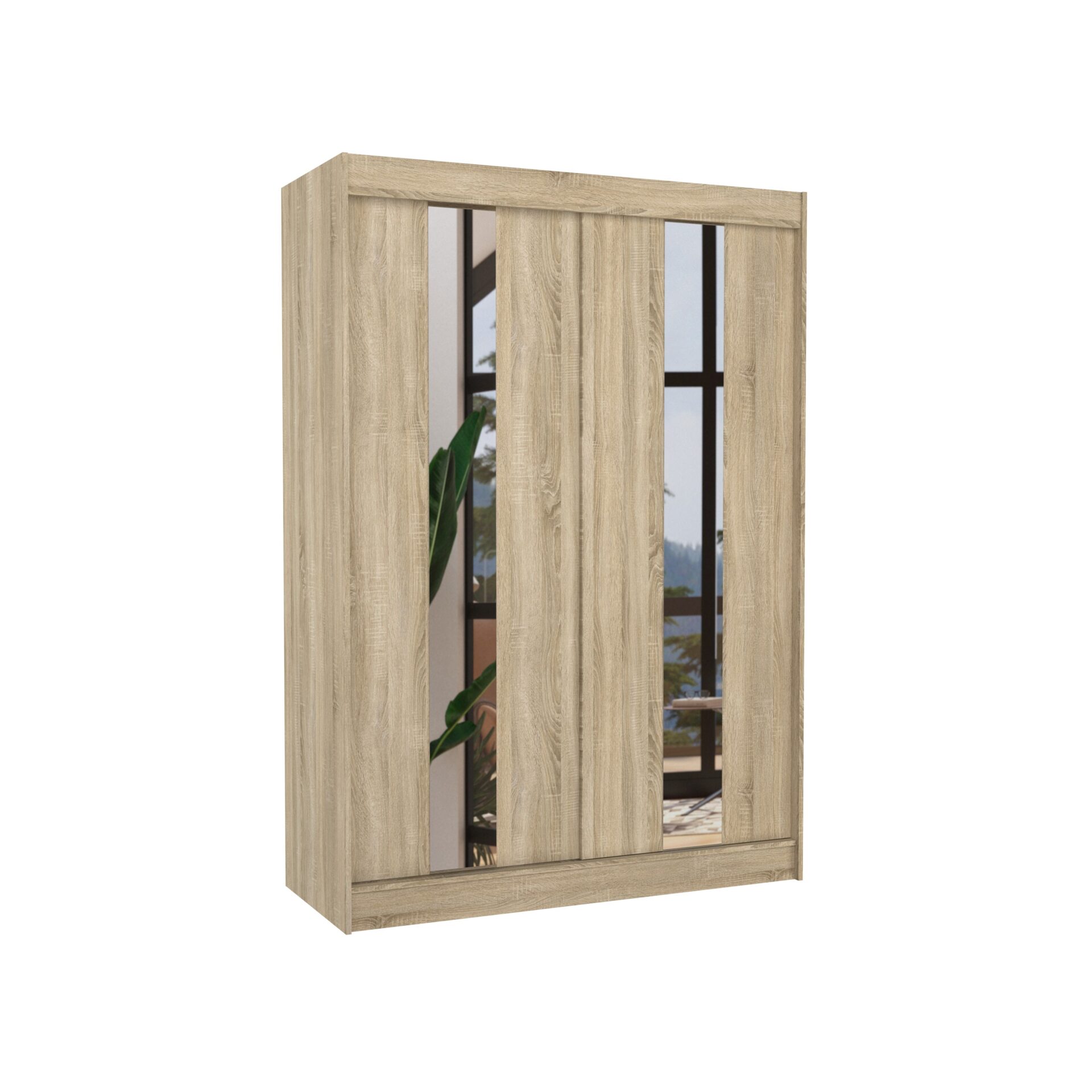 Stumdoma spinta su veidrodžiu BALTON 150 Sonoma ADRK