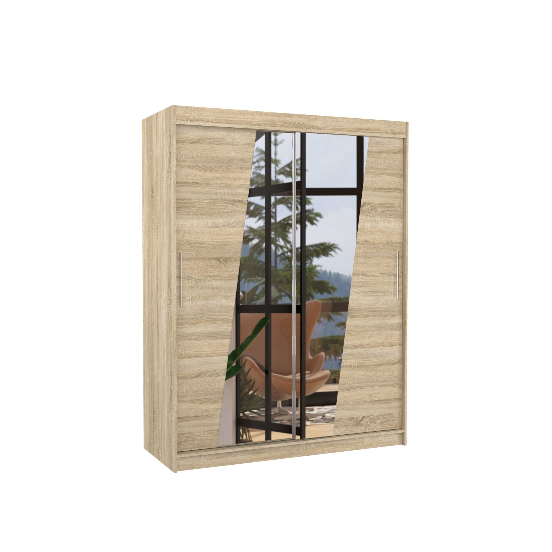 Stumdoma spinta su veidrodžiu BOLTON 150 Sonoma ADRK