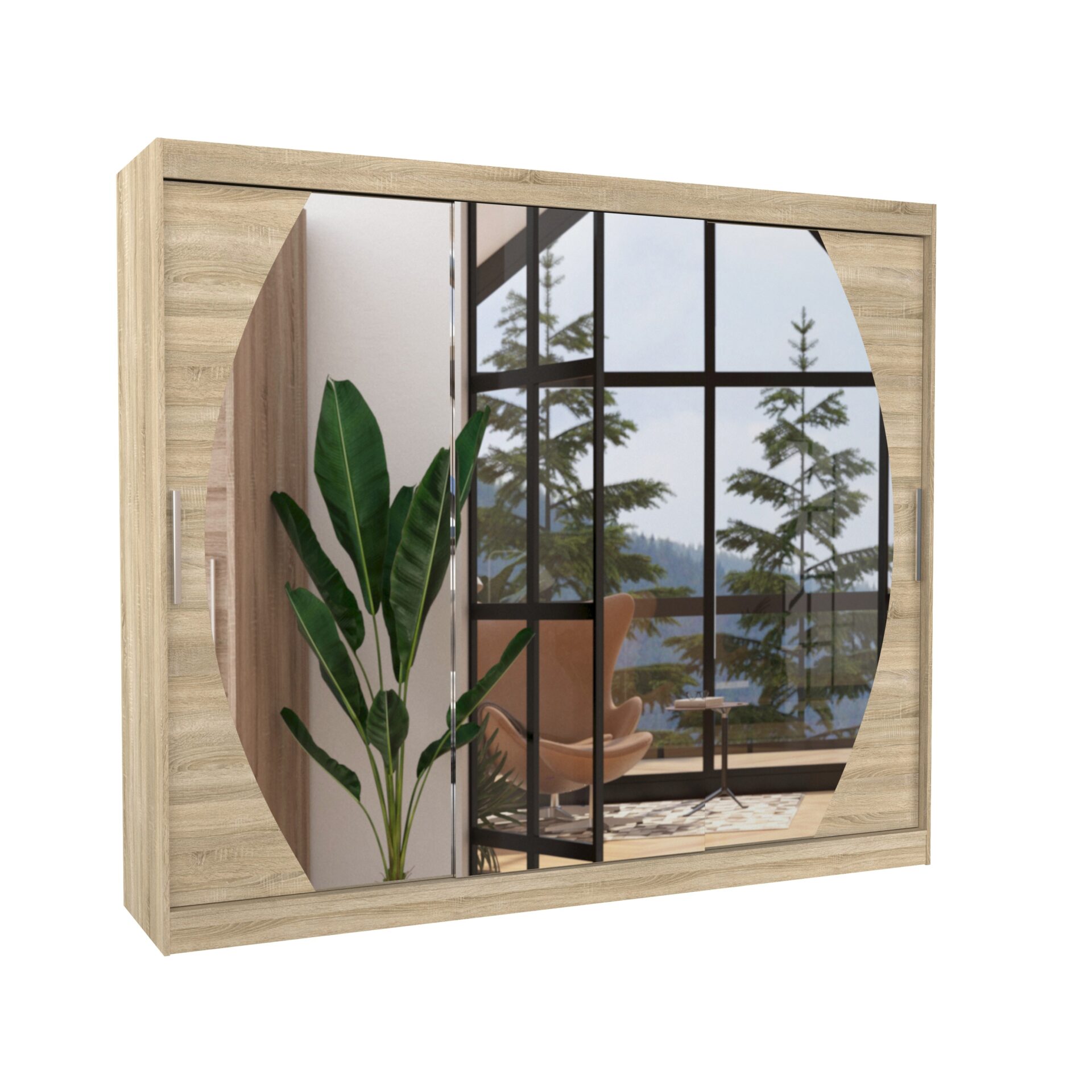 Stumdoma spinta su veidrodžiu CAMBE 250 Sonoma ADRK