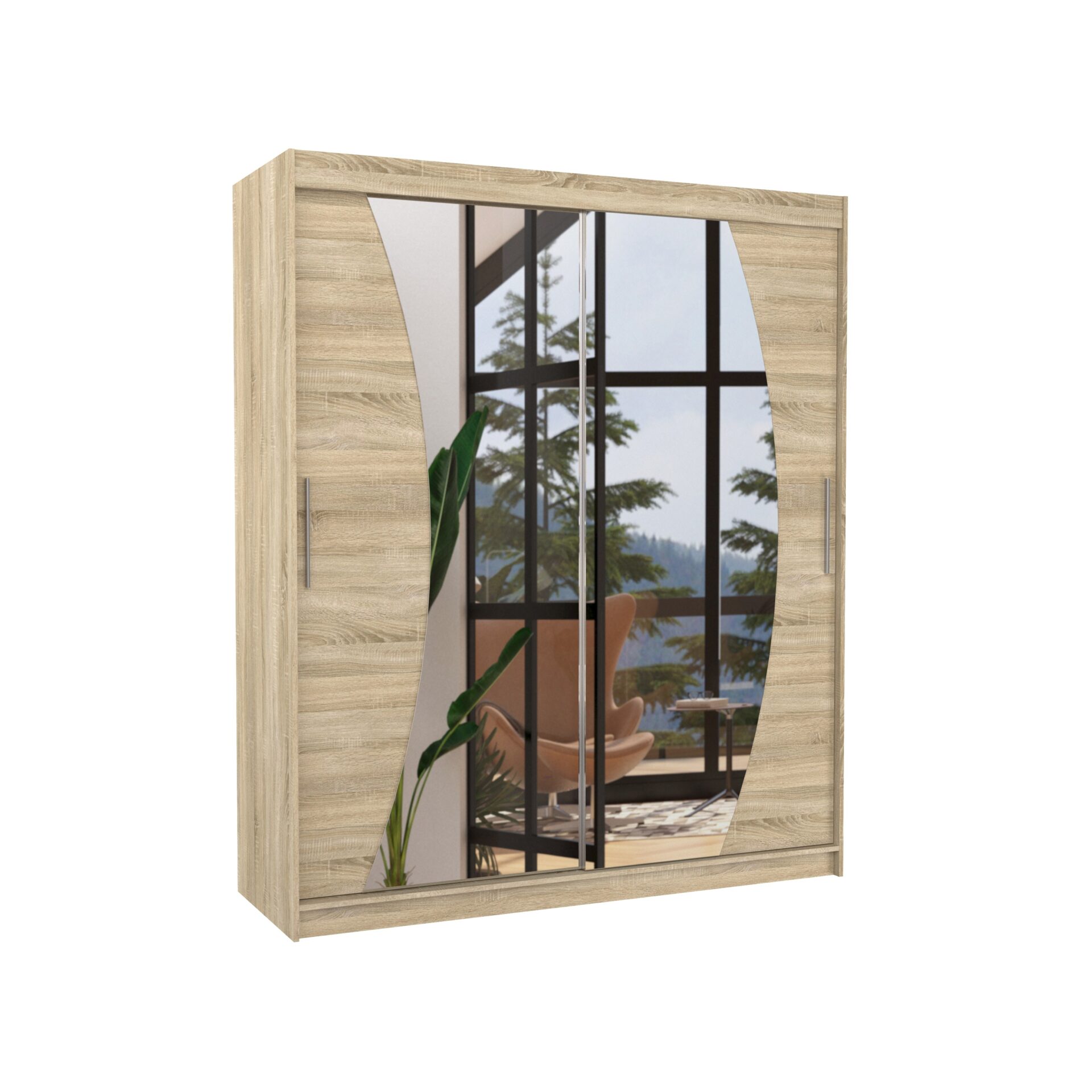 DOLORES 180 Sonoma ADRK stumdoma spinta su veidrodžiu