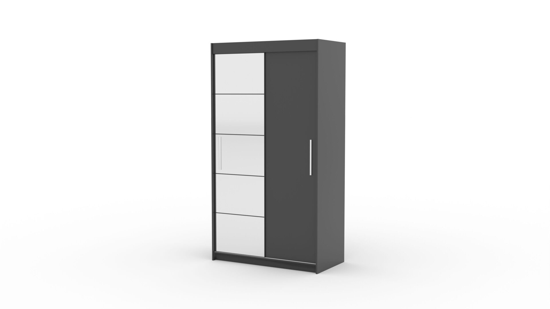 Stumdoma spinta su veidrodžiu ESTI 120 antracito spalvos ADRK