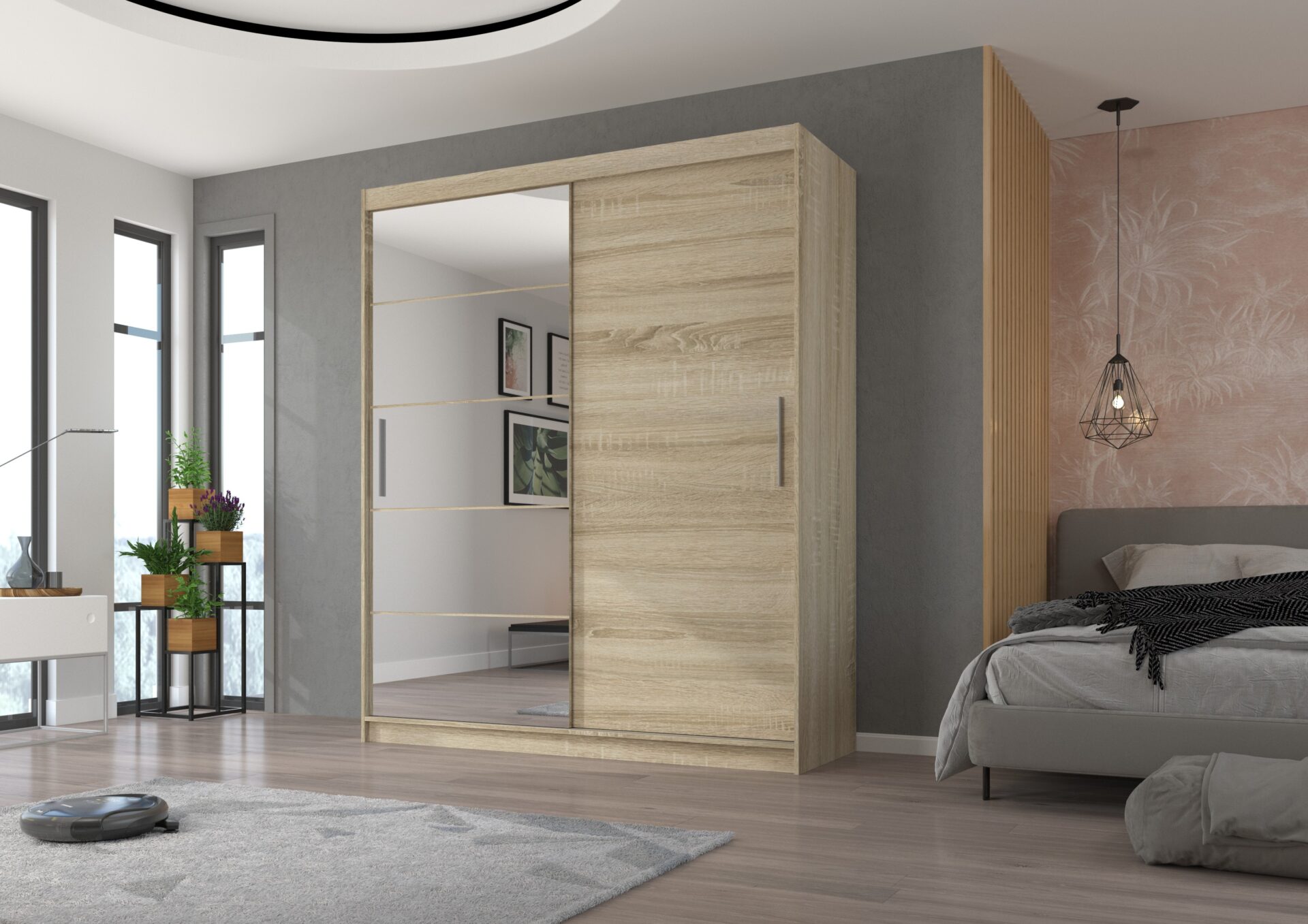 Stumdoma spinta su veidrodžiu ESTI 180 Sonoma ADRK — изображение 2