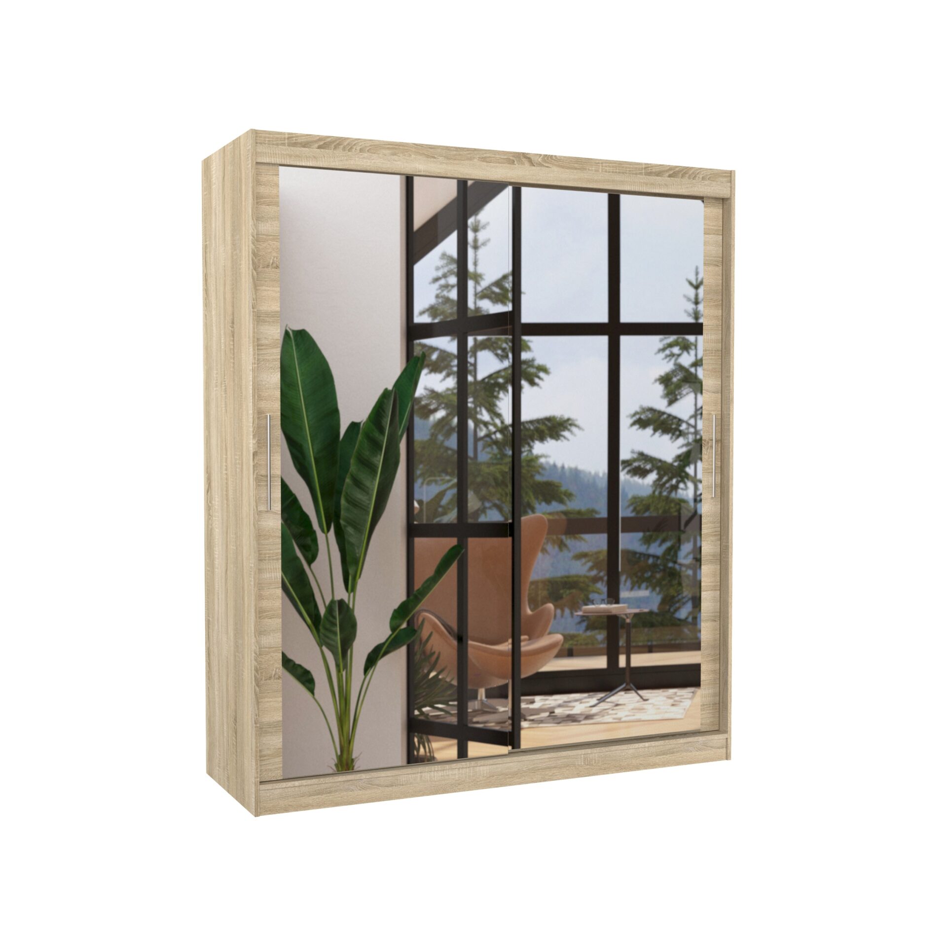 ETTORE 180 Sonoma ADRK stumdoma spinta su veidrodžiu