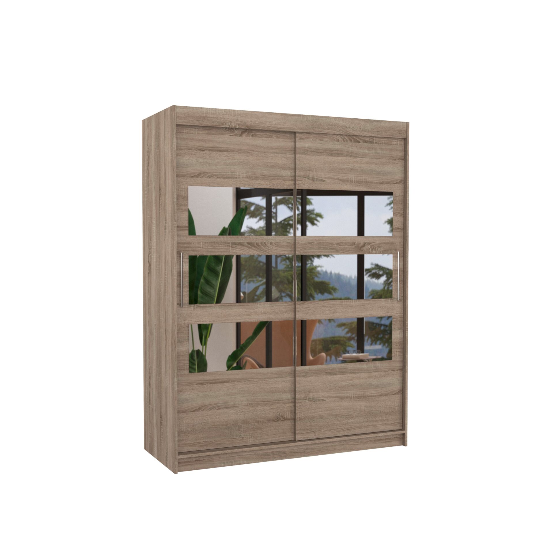 FLORENTO 150 Truffle ADRK stumdoma spinta su veidrodžiu