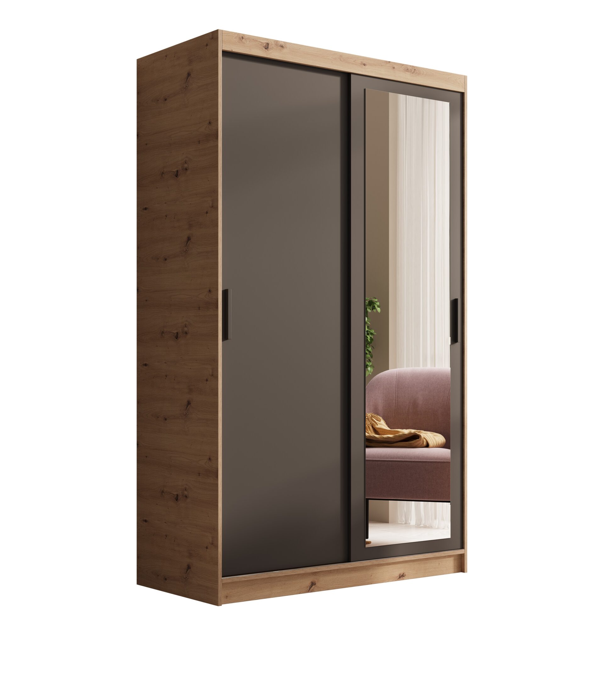 Hailey 120 Artisan/Black ADRK stumdoma spinta su veidrodžiu