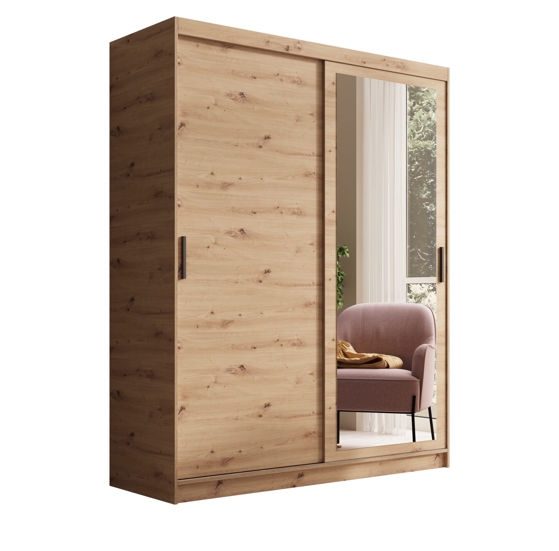 Hailey 160 Artisan ADRK stumdoma spinta su veidrodžiu