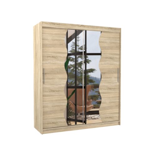 Stumdoma spinta su veidrodžiu KANSAS 180 Sonoma ADRK