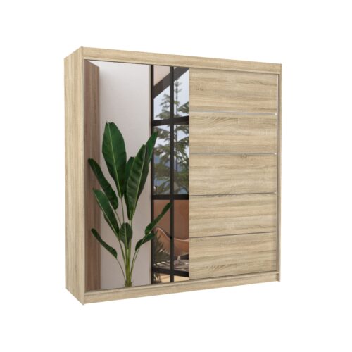 Stumdoma spinta su veidrodžiu OLIVER 200 Sonoma ADRK