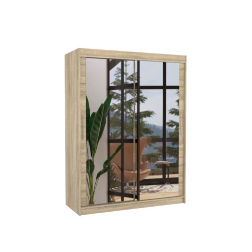 Stumdoma spinta su veidrodžiu PERMO 150 Sonoma ADRK