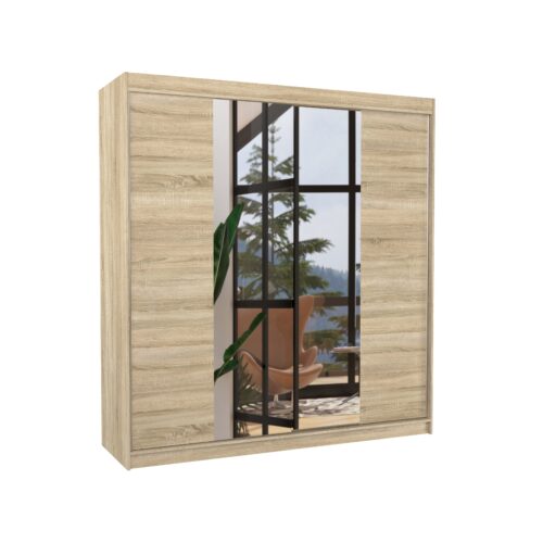 Stumdoma spinta su veidrodžiu PERQS 200 Sonoma ADRK